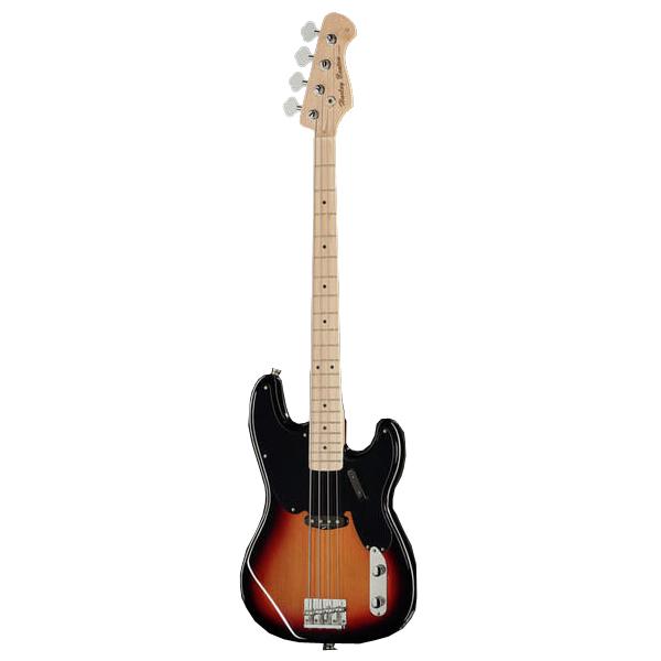 Harley Benton PB-50 Vintage Series Bass Guitar - 2 Tone Sunburst High Gloss