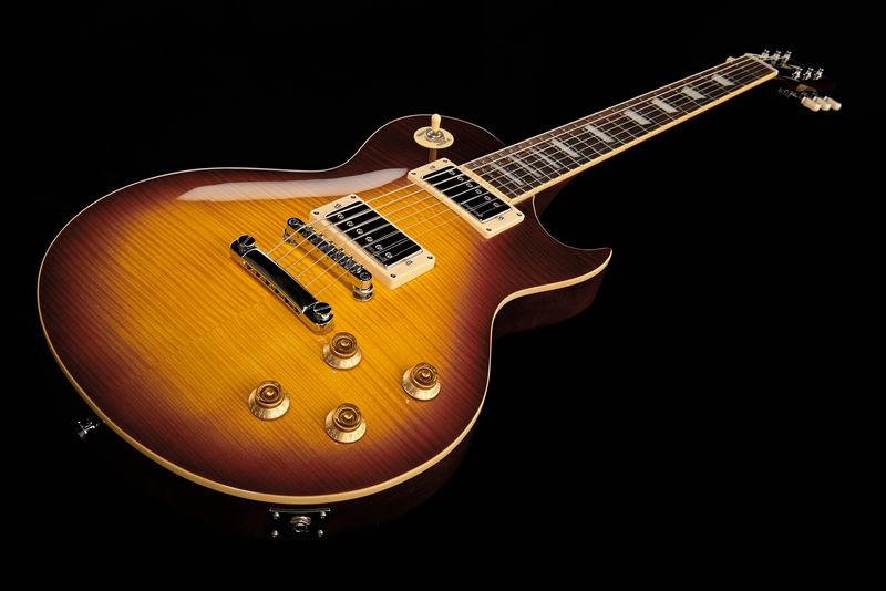 Harley Benton SC-550 Faded Tobacco Flame - Image 10
