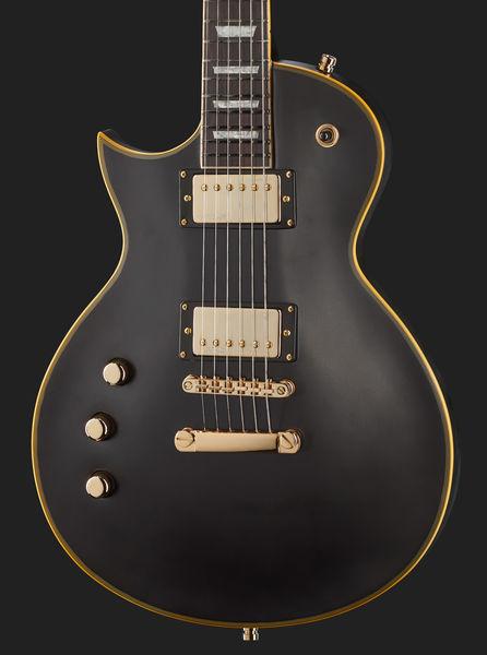 Harley Benton SC-Custom LH Vintage Black - Image 4