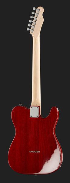 Harley Benton TE-90QM LH Trans Red - Image 3