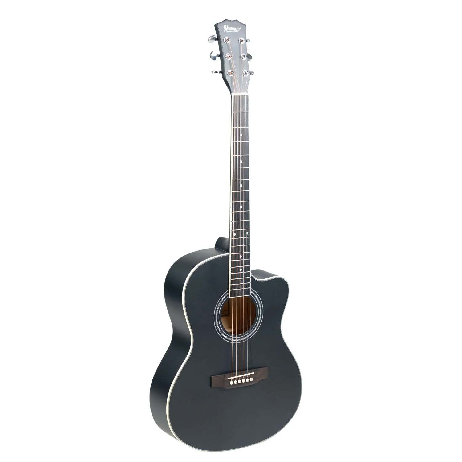 Havana 39" Cutaway 6 String Acoustic Guitar - Image 2