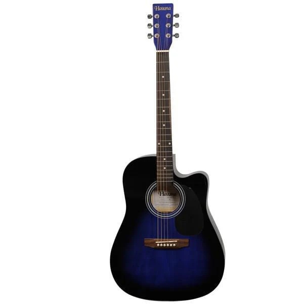 Havana 41 Inch Cutaway Acoustic Guitar - Image 5