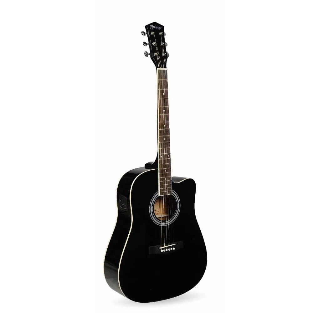 Havana AAG-41 41" Jumbo Cutaway Acoustic Guitar with 5 Band EQ & GT-3 Tuner