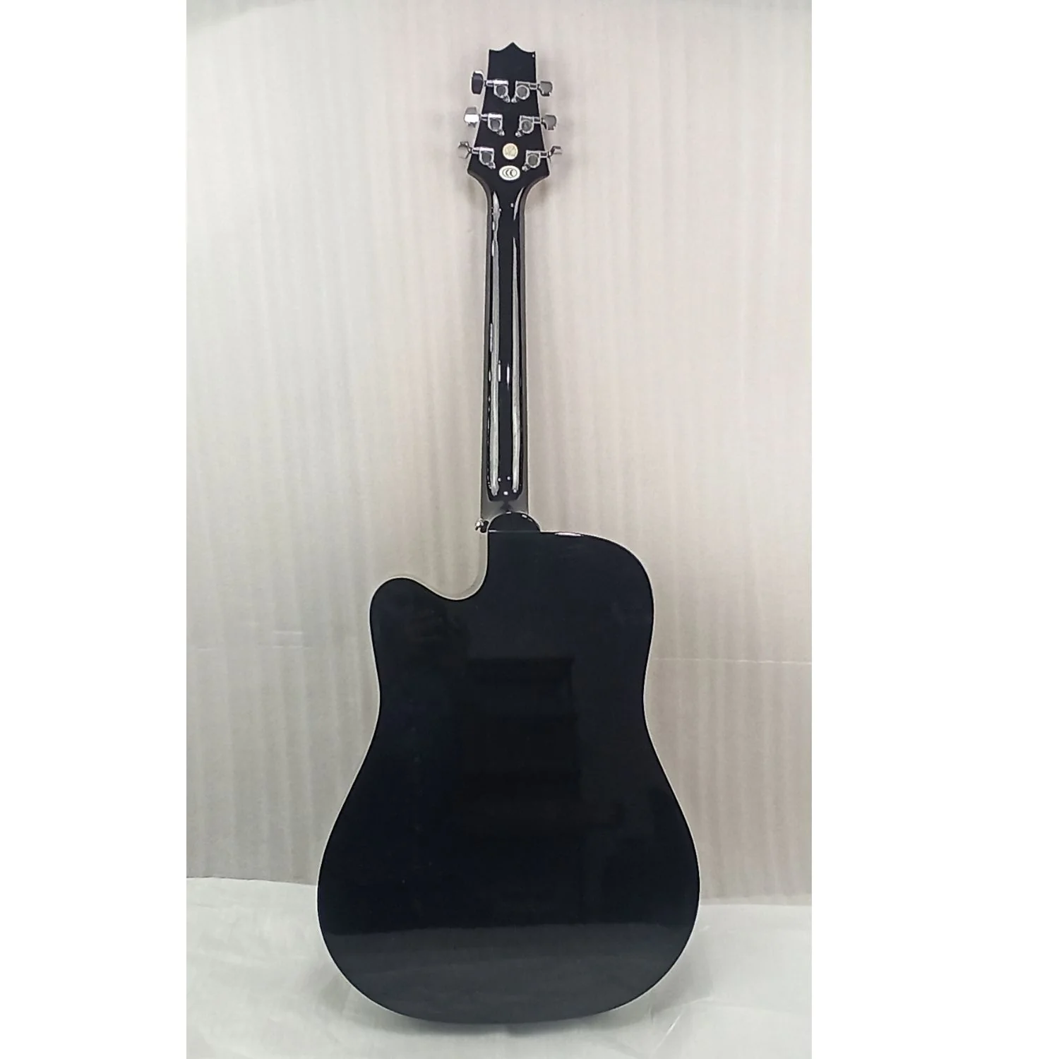 Havana H- 1 Cutaway Electro-Acoustic Guitar - Black - Open Box B Stock - Image 5