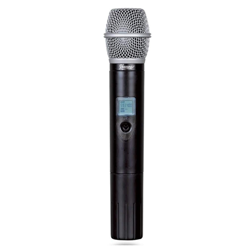 Havana JRU-562 UHF Dual Channel Wireless Receiver & HT-51C Handheld Wireless Microphone System - Image 2