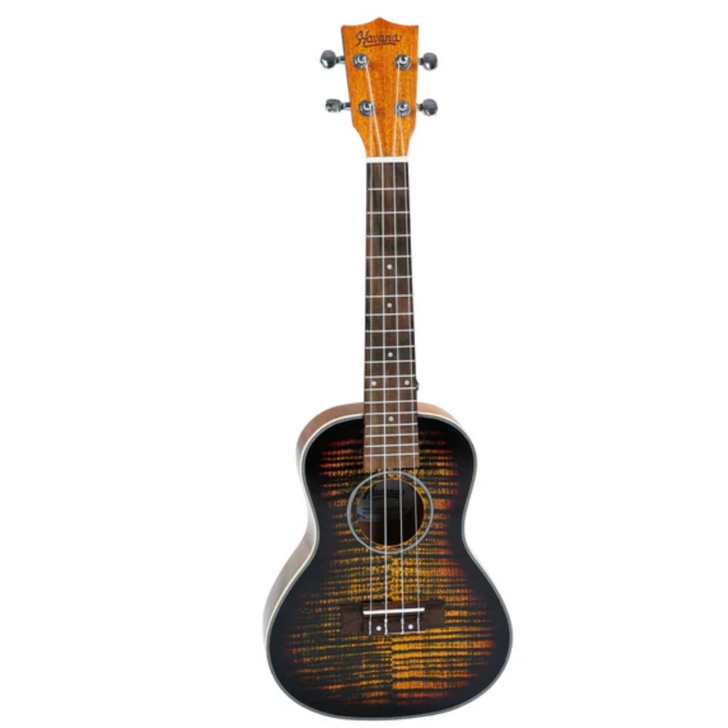Havana QUK24 Tree Flame Concert Ukulele - Image 8