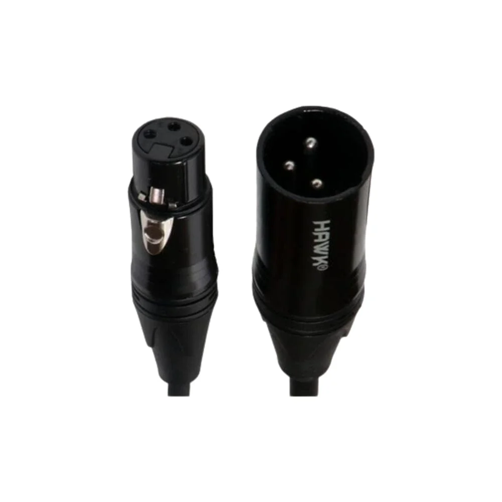 Hawk SXFG-033 Gold Series XLR Male to XLR Female Microphone Cable With Cable Tie - Image 4
