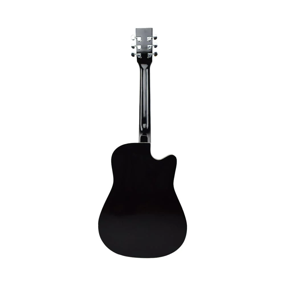 Henrix 38C 38 Inch Cutaway Acoustic Guitar with Dual Action Truss Rod, Gigbag, Picks, String Set, Strap, Cloth & Ebook - Image 102