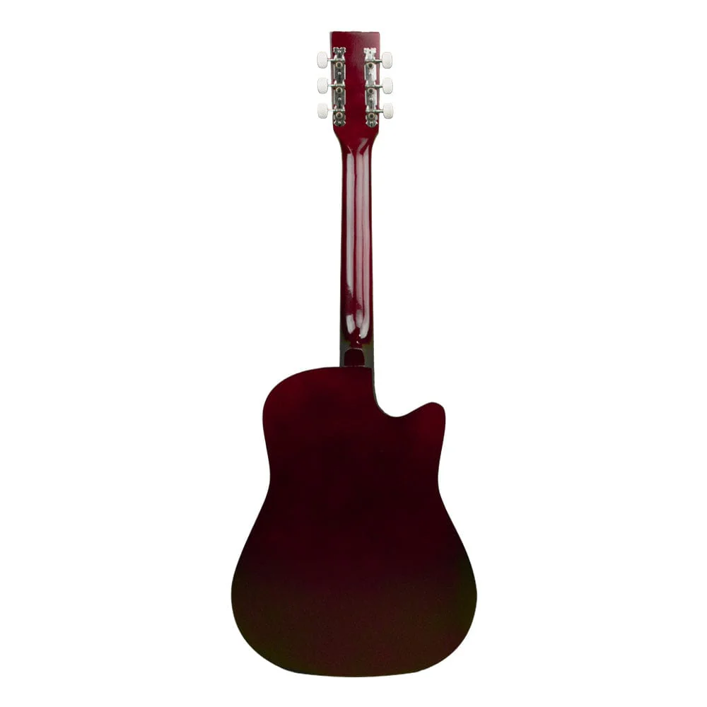 Henrix 38C 38 Inch Cutaway Acoustic Guitar with Dual Action Truss Rod, Gigbag, Picks, String Set, Strap, Cloth & Ebook - Image 69