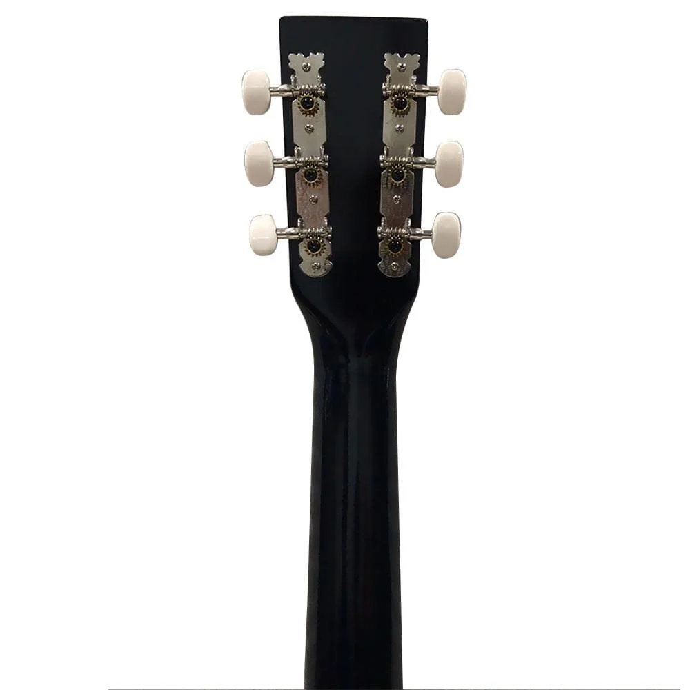 Henrix 38C Cutaway Acoustic Guitar - Black - Open Box - Image 7