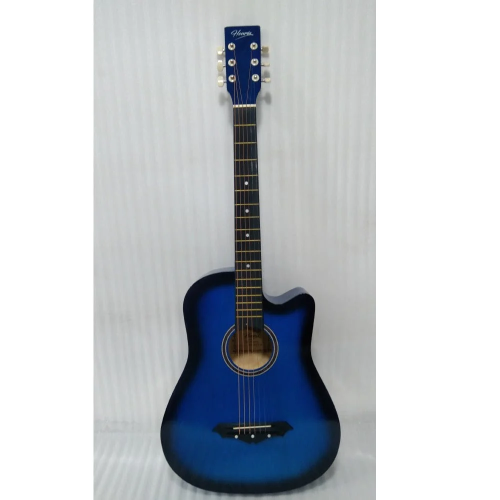 Henrix 38C 38 inch Cutaway Acoustic Guitar - Open Box B Stock - Image 11