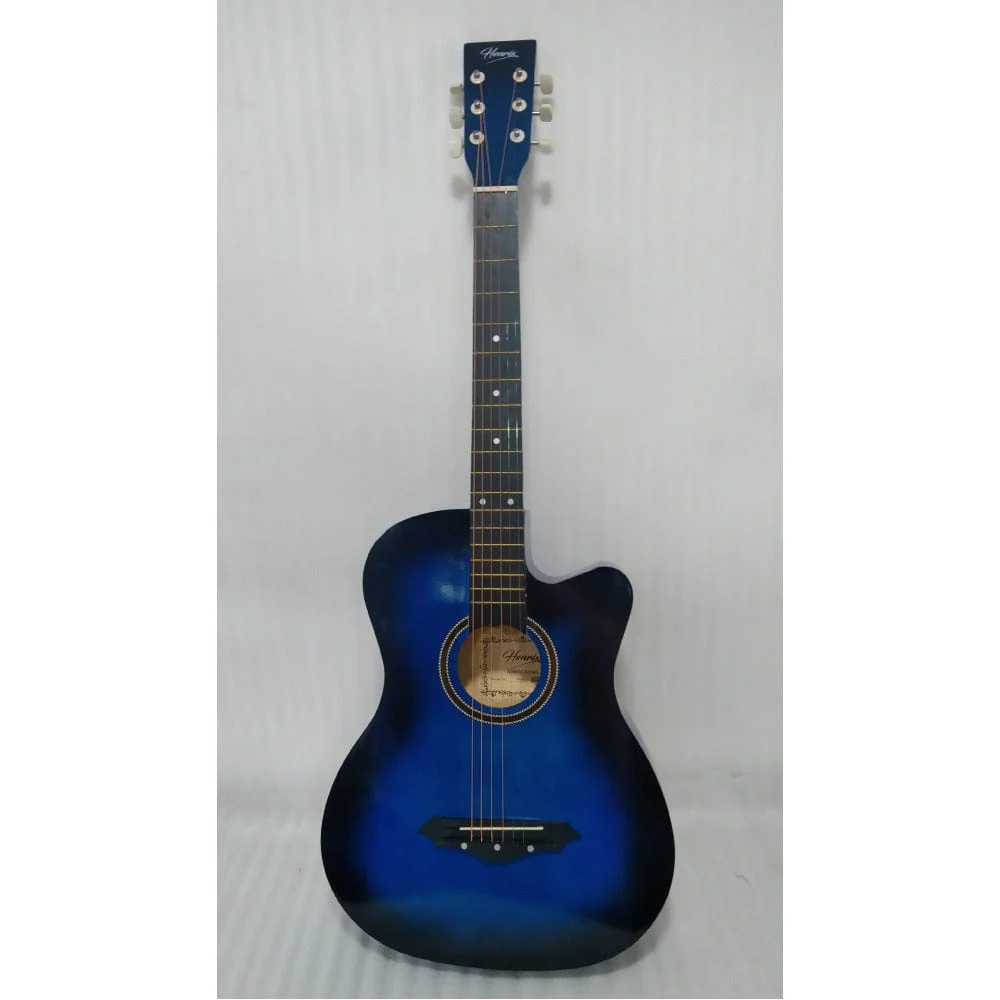 Henrix 38C 38 inch Cutaway Acoustic Guitar - Open Box B Stock - Image 21