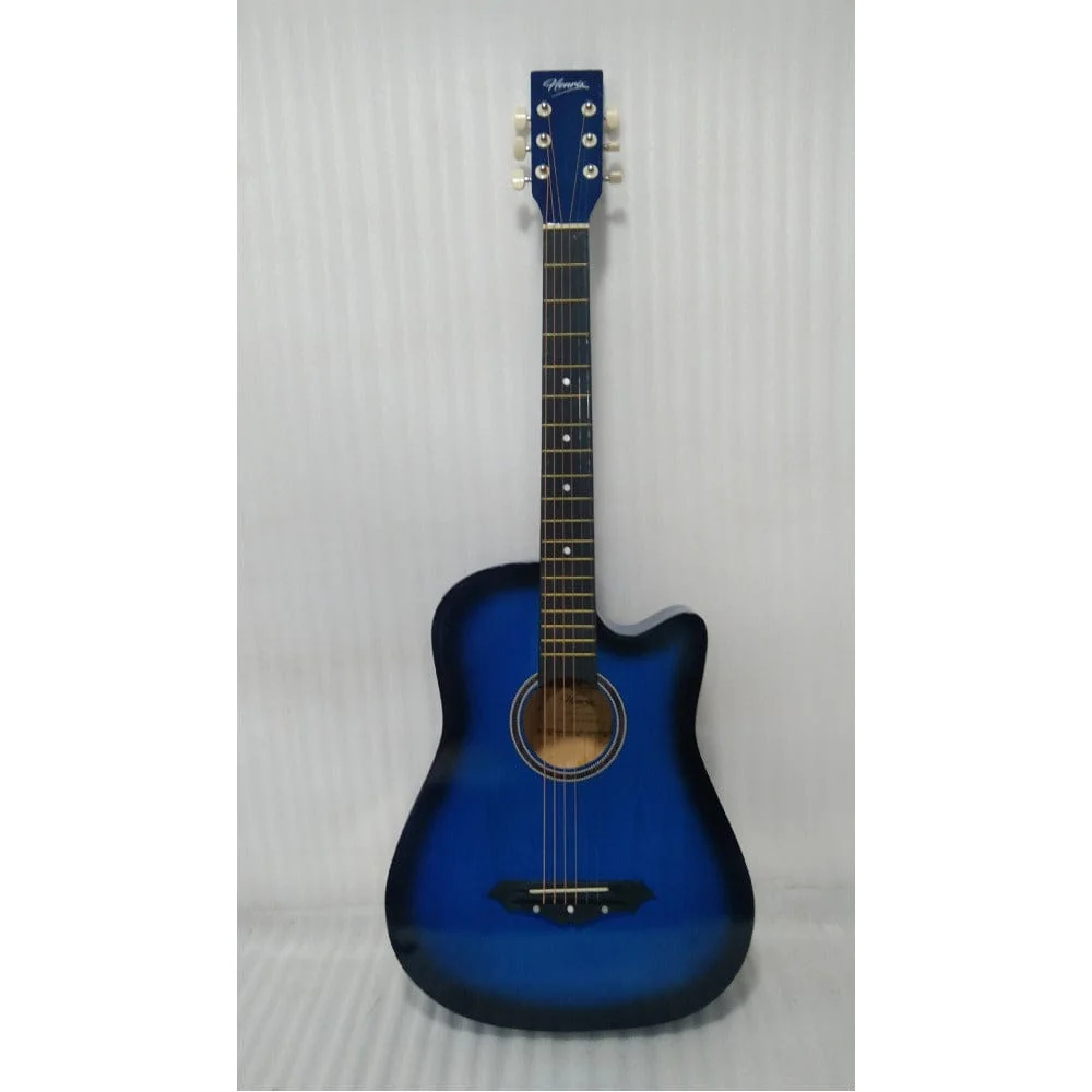 Henrix 38C 38 inch Cutaway Acoustic Guitar - Open Box B Stock - Image 25