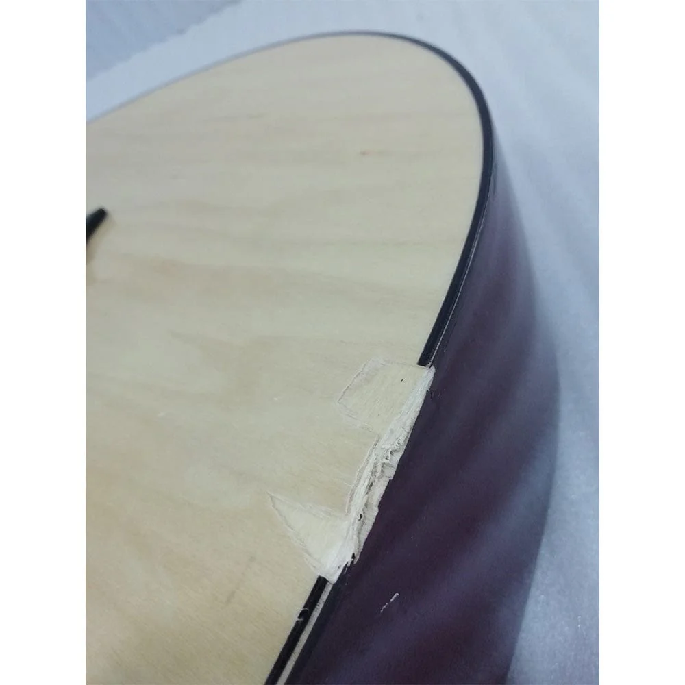 Henrix 38C Cutaway Acoustic Guitar - Natural - Open Box B Stock - Image 11