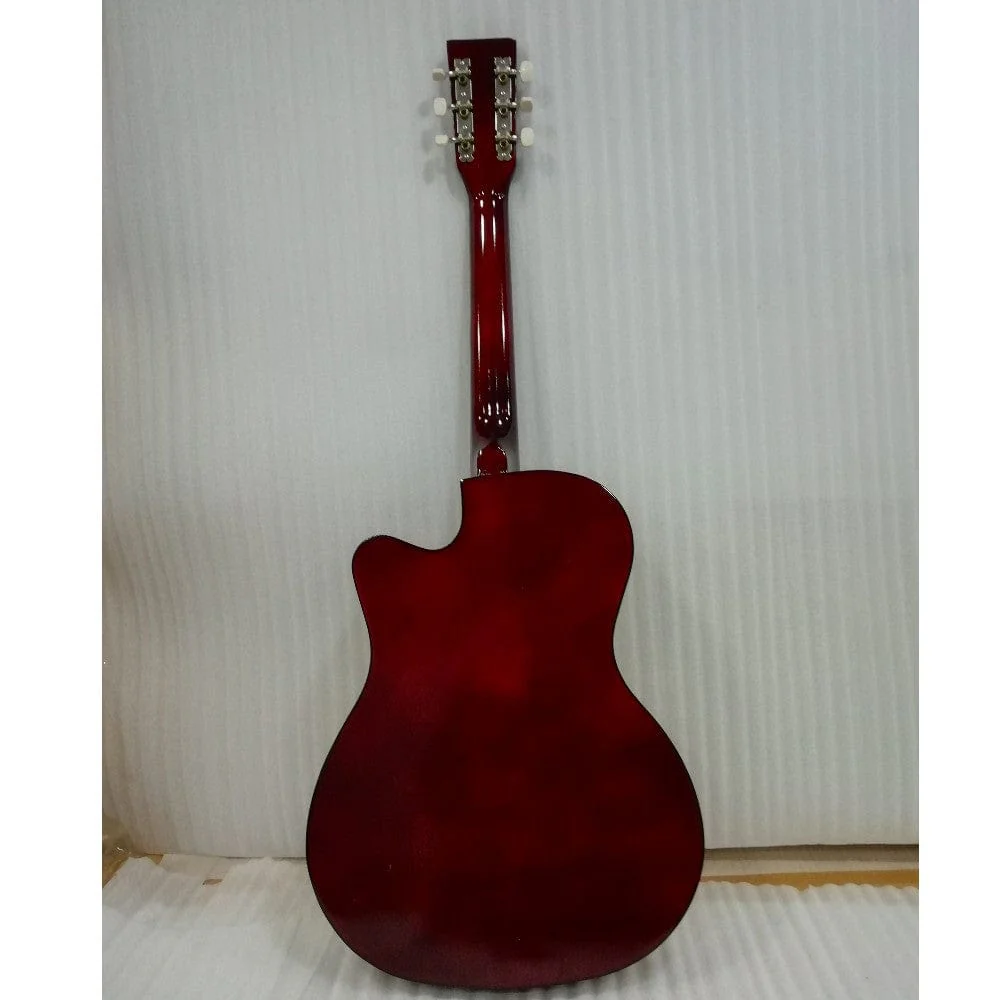 Henrix 38C Cutaway Acoustic Guitar - Natural - Open Box B Stock - Image 17
