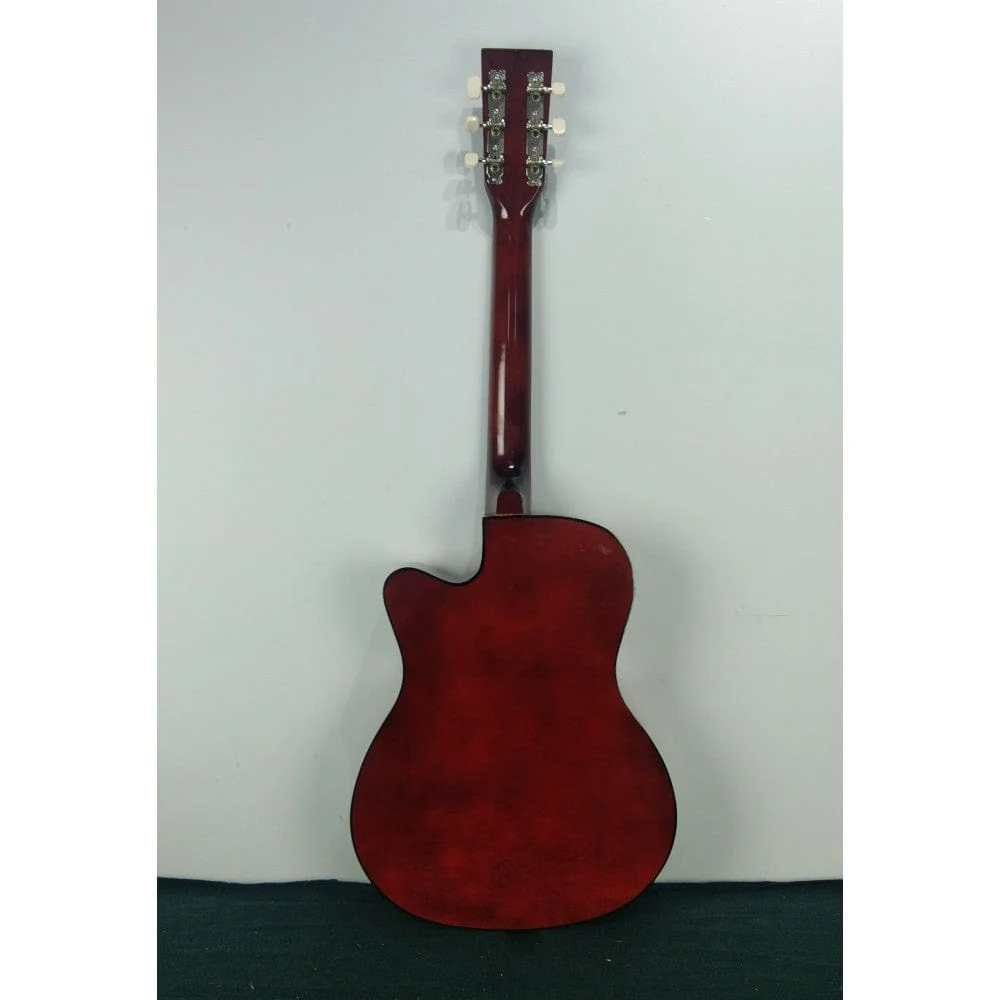 Henrix 38C Cutaway Acoustic Guitar - Natural - Open Box B Stock - Image 24