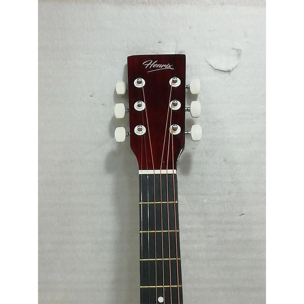 Henrix 38C Cutaway Left-Handed Acoustic Guitar - Open Box B Stock - Image 12