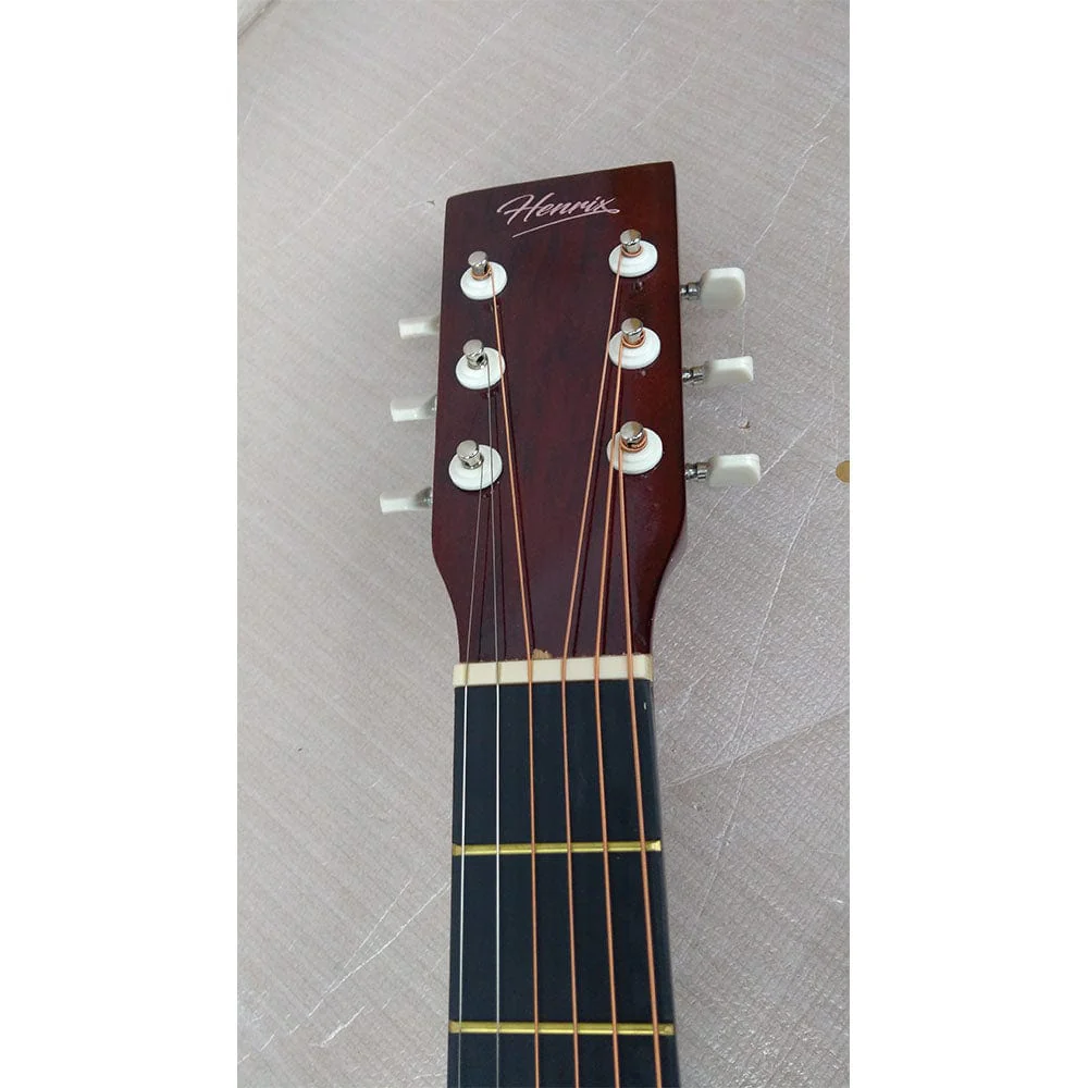 Henrix 38C Cutaway Left-Handed Acoustic Guitar - Open Box B Stock - Image 83