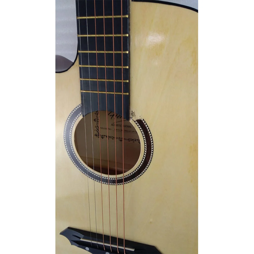 Henrix 38C Cutaway Left-Handed Acoustic Guitar - Open Box B Stock - Image 87