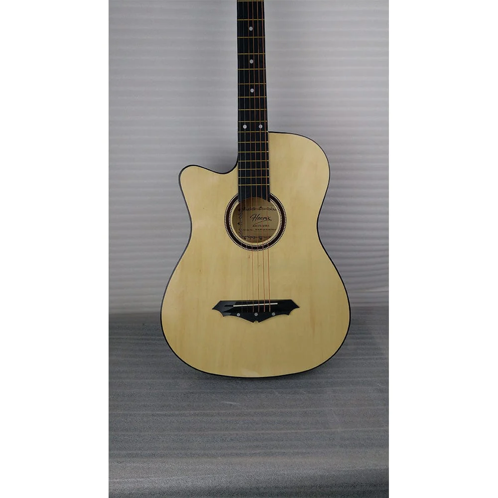 Henrix 38C Cutaway Left-Handed Acoustic Guitar - Open Box B Stock - Image 95