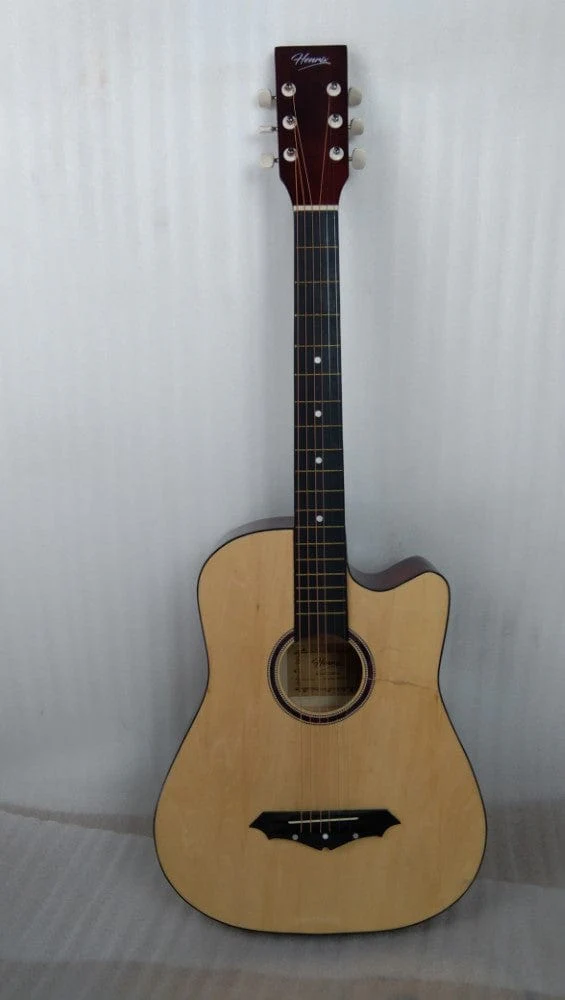 Henrix 38C Cutaway Acoustic Guitar - Natural - Open Box B Stock - Image 52