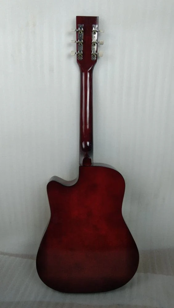 Henrix 38C Cutaway Acoustic Guitar - Natural - Open Box B Stock - Image 53