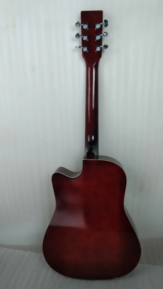 Henrix 38C Cutaway Acoustic Guitar - Natural - Open Box B Stock - Image 61