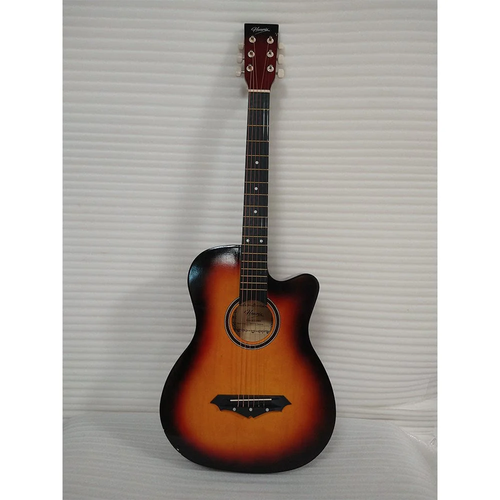 Henrix 38C Cutaway Acoustic Guitar - Open Box B Stock - Image 58
