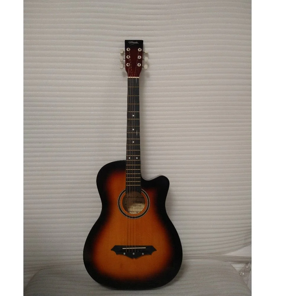 Henrix 38C Cutaway Acoustic Guitar - Open Box B Stock - Image 64