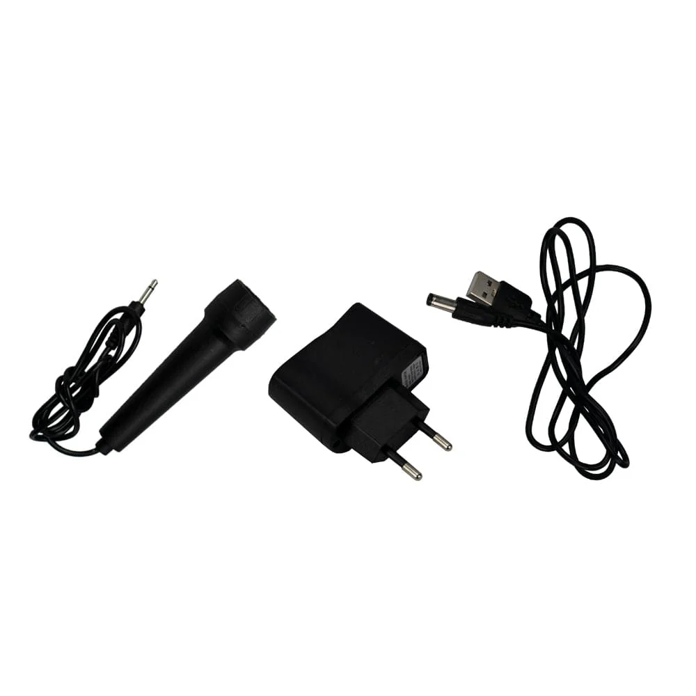 Henrix KB-601 Portable 61 Full Size Keys Keyboard with Adapter and Microphone - Image 15