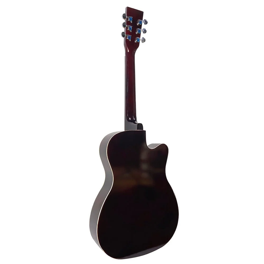Henrix PRO 38C 38 Inch 6 String Cutaway Acoustic Guitar - Image 15
