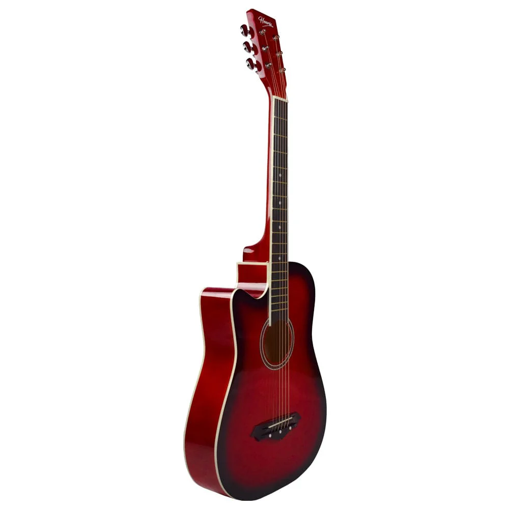 Henrix PRO 38C 38 Inch 6 String Cutaway Acoustic Guitar - Image 71