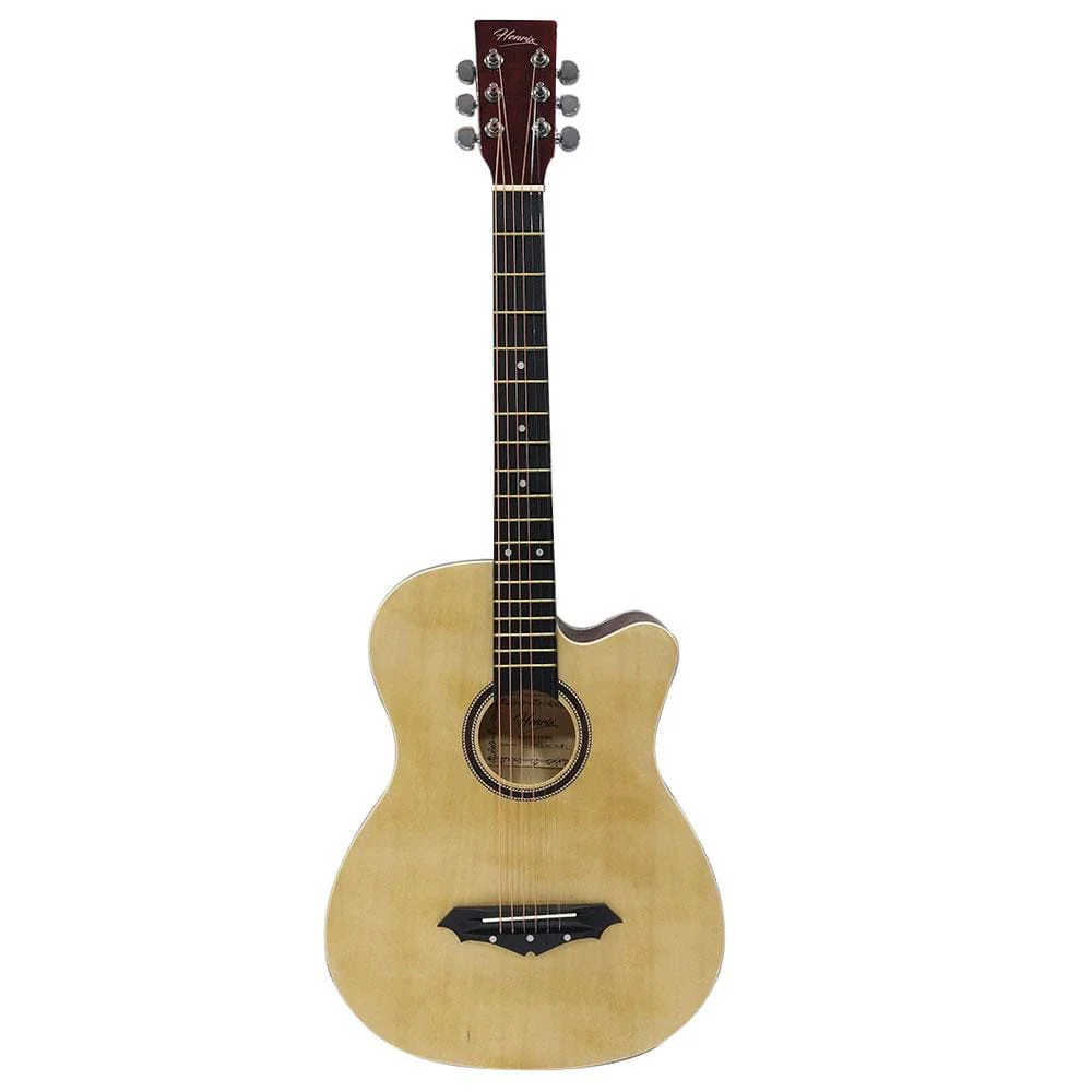 Henrix PRO 38 Inch 6 String Cutaway Acoustic Guitar - Open Box