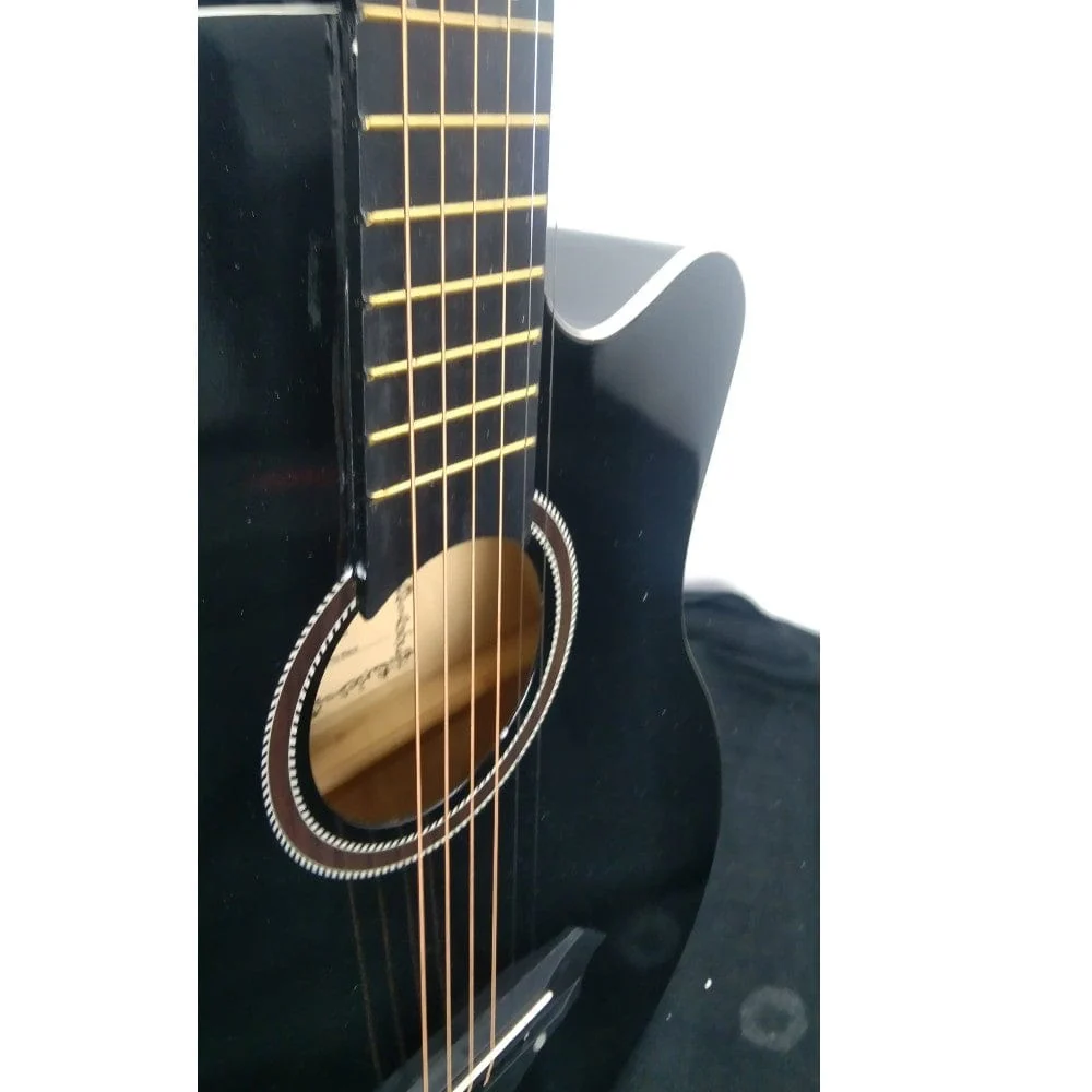Henrix 38C Cutaway Acoustic Guitar - Open Box B Stock - Image 36