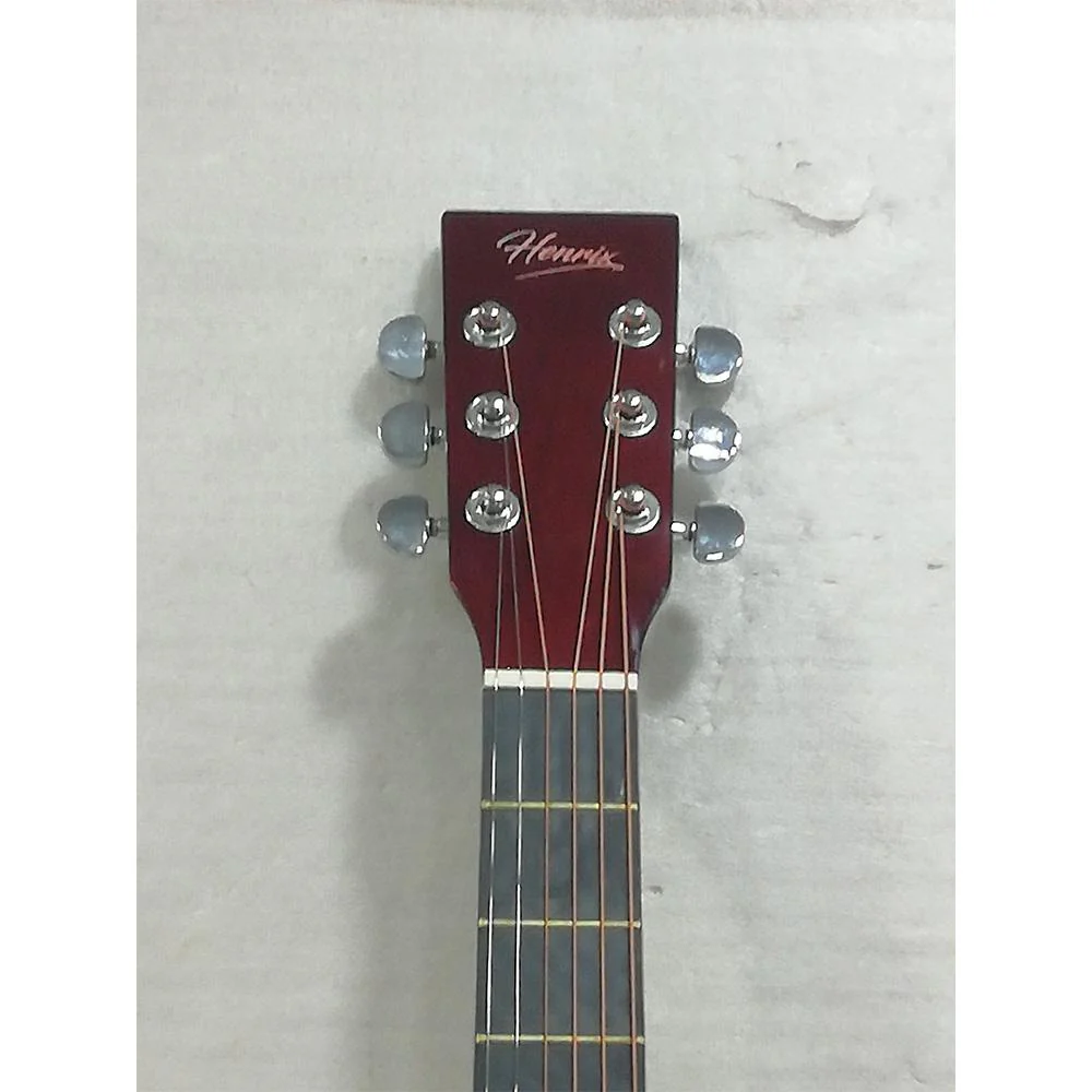 Henrix 38C Cutaway Acoustic Guitar - Left Handed - Open Box B Stock - Image 18