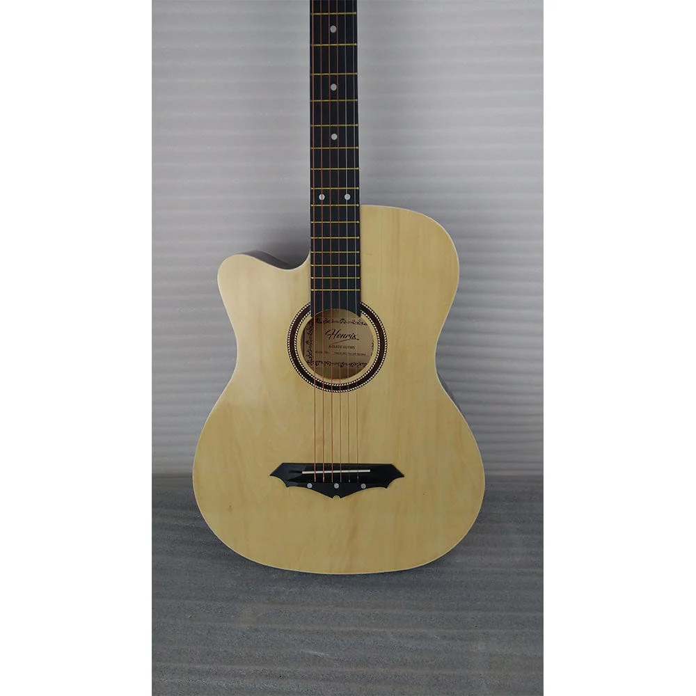 Henrix 38C Cutaway Acoustic Guitar - Left Handed - Open Box B Stock - Image 27