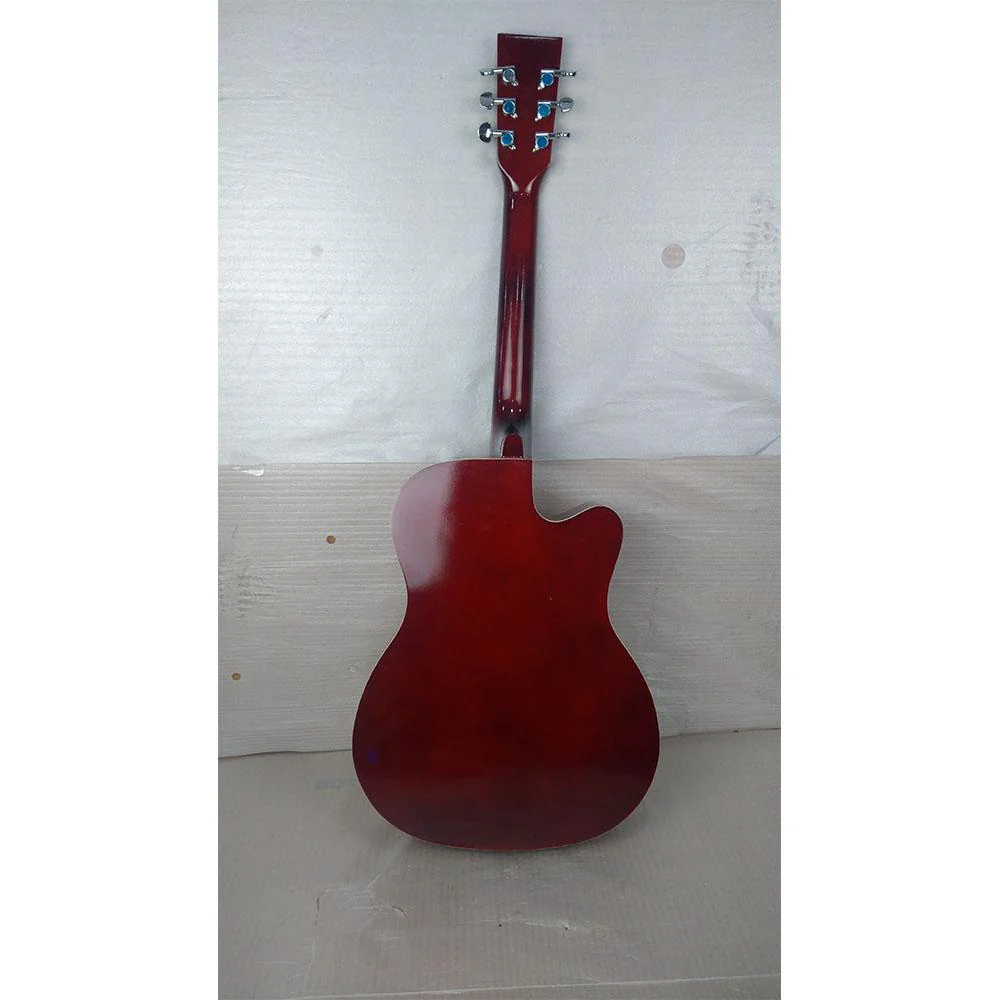 Henrix 38C Cutaway Acoustic Guitar - Left Handed - Open Box B Stock - Image 3