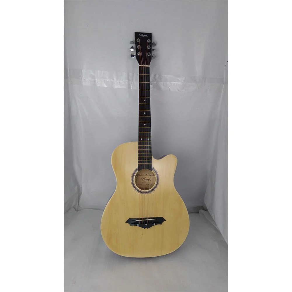Henrix PRO 38 Inch 6 String Cutaway Acoustic Guitar - Open Box B Stock - Image 3