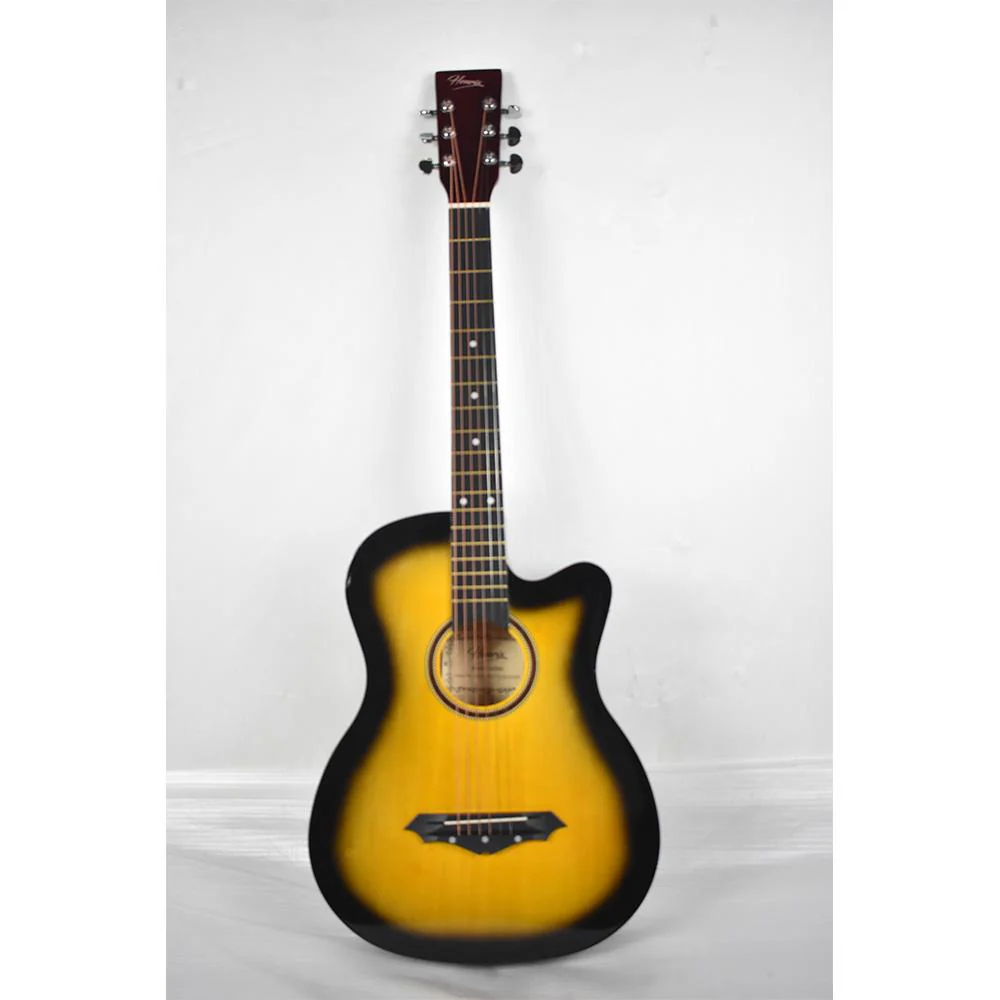 Henrix 38C Cutaway Acoustic Guitar - Open Box B Stock - Image 7