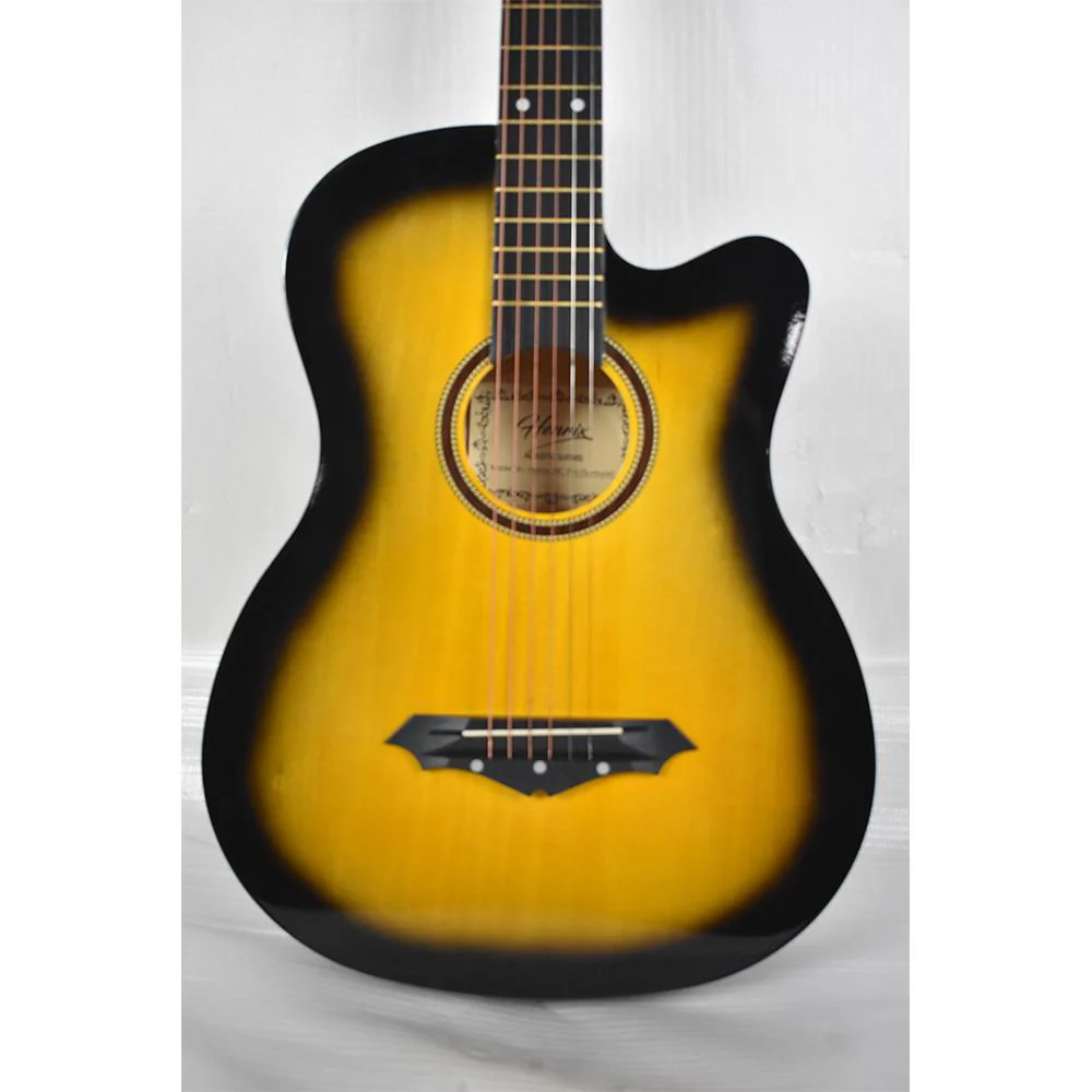 Henrix 38C Cutaway Acoustic Guitar - Open Box B Stock - Image 8