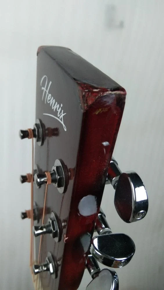 Henrix PRO 38 Inch 6 String Cutaway Acoustic Guitar - Open Box B Stock - Image 59