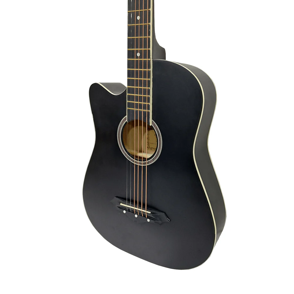 Henrix PRO 38C 38 Inch 6 String Cutaway Acoustic Guitar - Open Box - Image 3