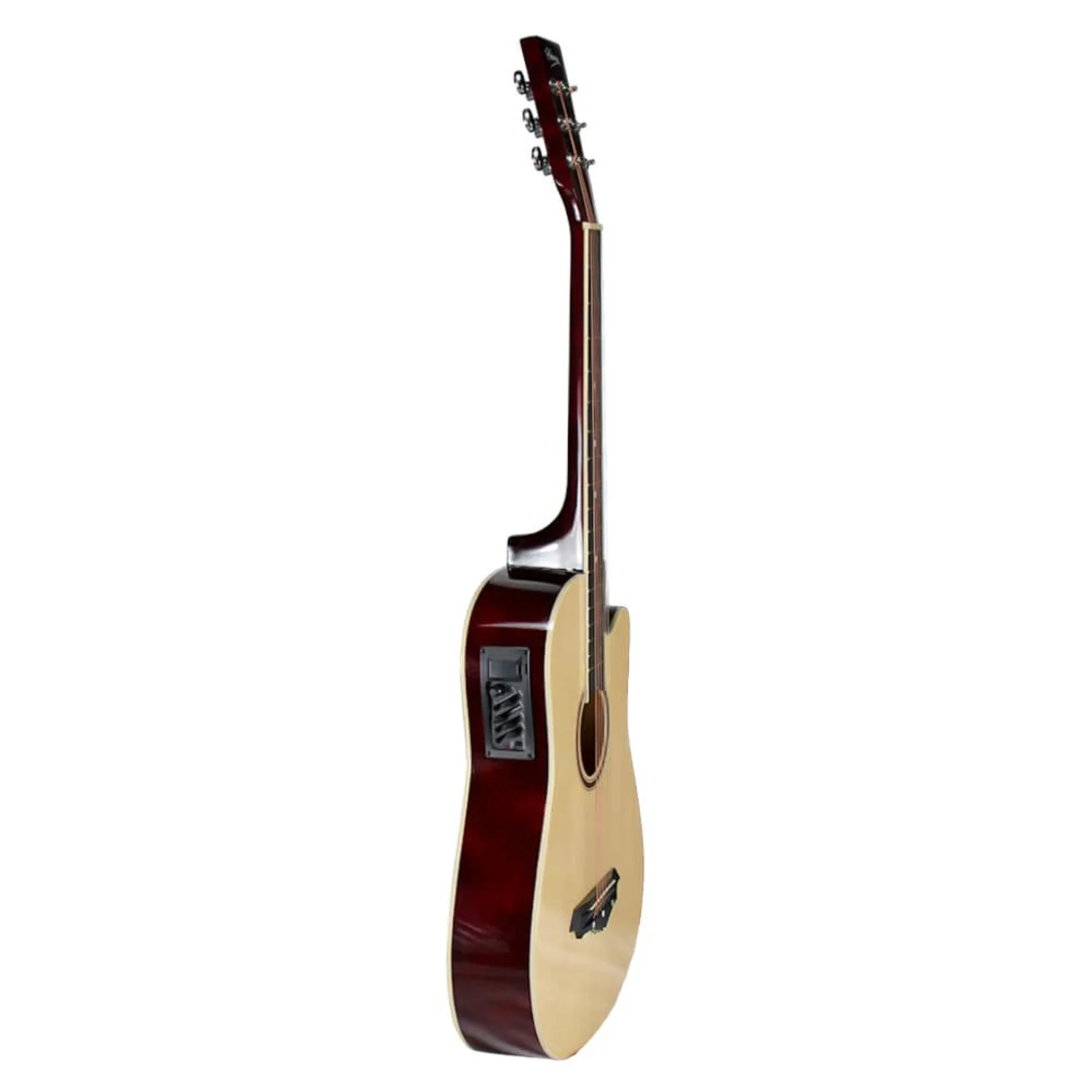 Henrix PRO 38C 38 Inch 6 String Cutaway Acoustic Guitar - Open Box - Image 3