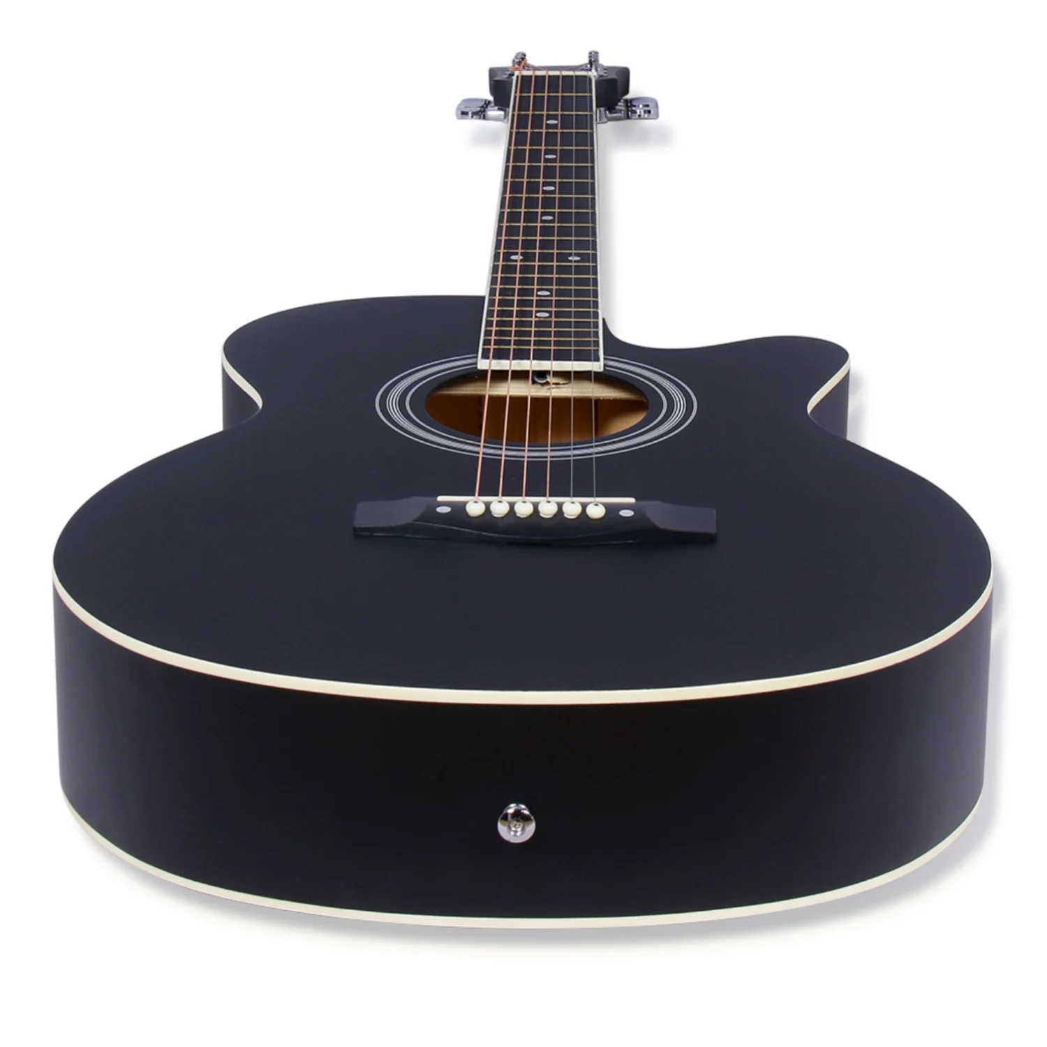 Henrix PRO 40C 40-Inch Cutaway Acoustic Guitar with Dual Action Truss Rod, Gigbag, Picks, String Set, Strap, Cloth & Ebook - Image 19