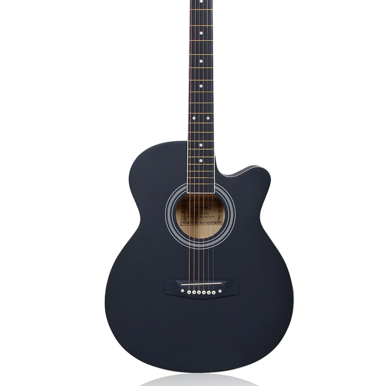 Henrix PRO 40C 40-Inch Cutaway Acoustic Guitar with Dual Action Truss Rod, Gigbag, Picks, String Set, Strap, Cloth & Ebook - Image 20