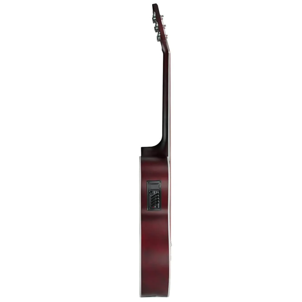 Henrix PRO 40CE 40" 6 String Cutaway Electro-Acoustic Guitar Kit - Open Box - Image 5