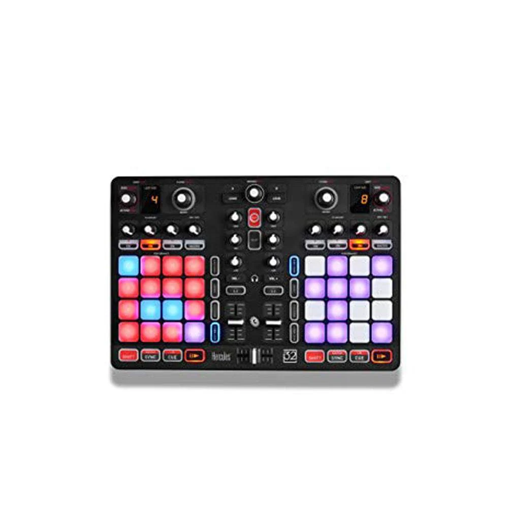 Hercules DJ P32 Pad DJ Controller - Multicolor