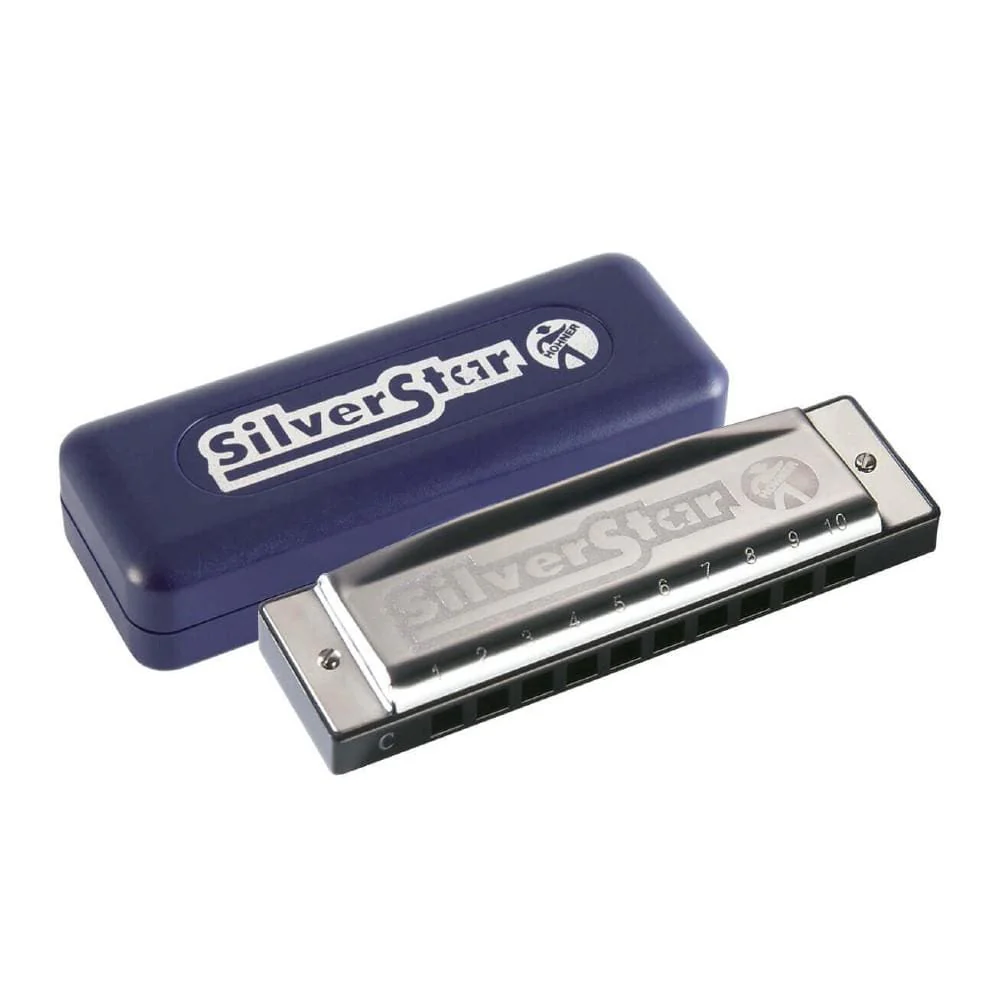 Hohner Enthusiast Series Silver Star Harmonica - Image 3