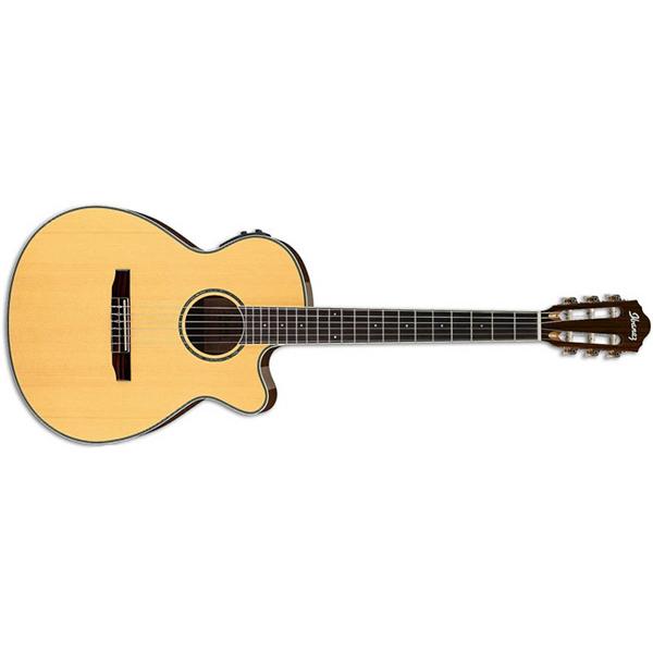 Ibanez AEG10NII-NT Nylon String Classical Guitar - Natural High Gloss