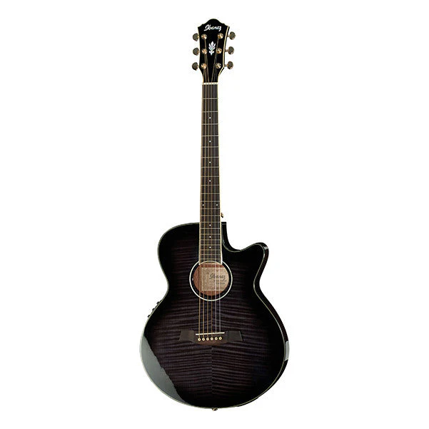 Ibanez AEG24II Cutaway Electro Acoustic Guitar - Transparent Gray Burst